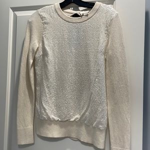 Kate spade sweater. Cream and black detail. Size small.